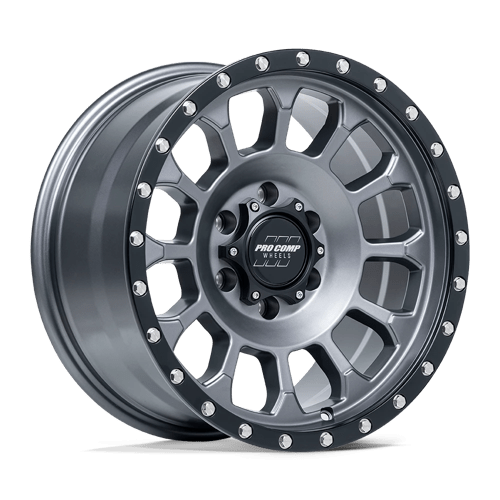 Pro Comp Alloys PA34 ROCKWELL MATTE GRAPHITE WITH BLACK LIP