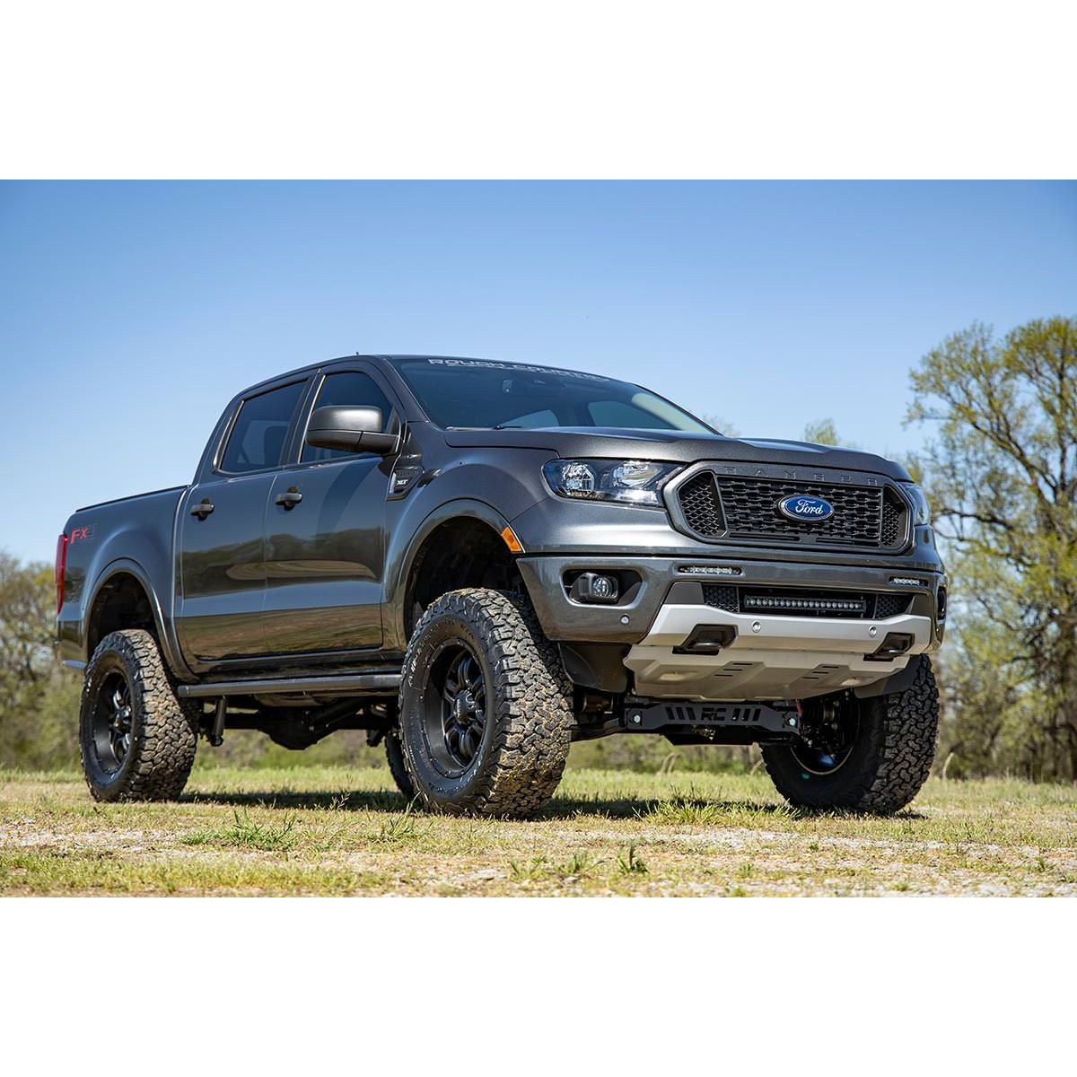 ROUGH COUNTRY LED Light Kit | Bumper Mount | 20" Spectrum Single Row | Ford Ranger (19-23) | 80815