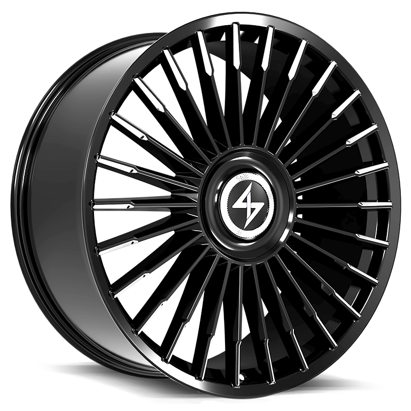 SENTALI LUXX ROYALE Gloss Black Milled Tips