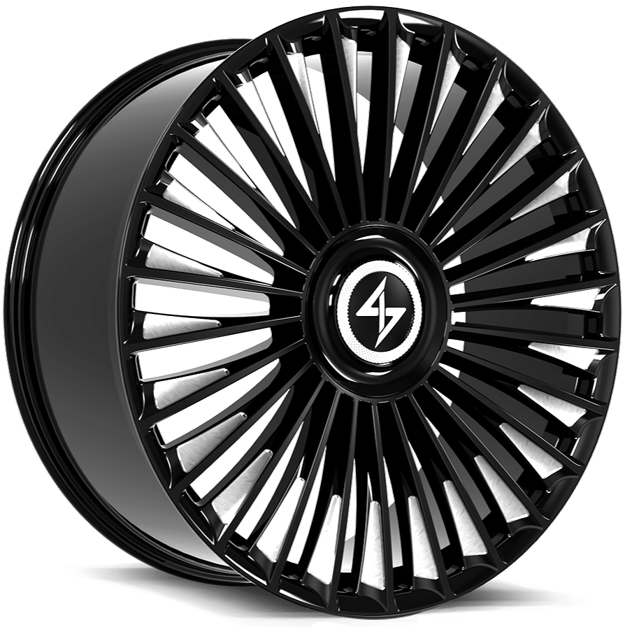 SENTALI LUXX TURBINE Gloss Black Milled Tips
