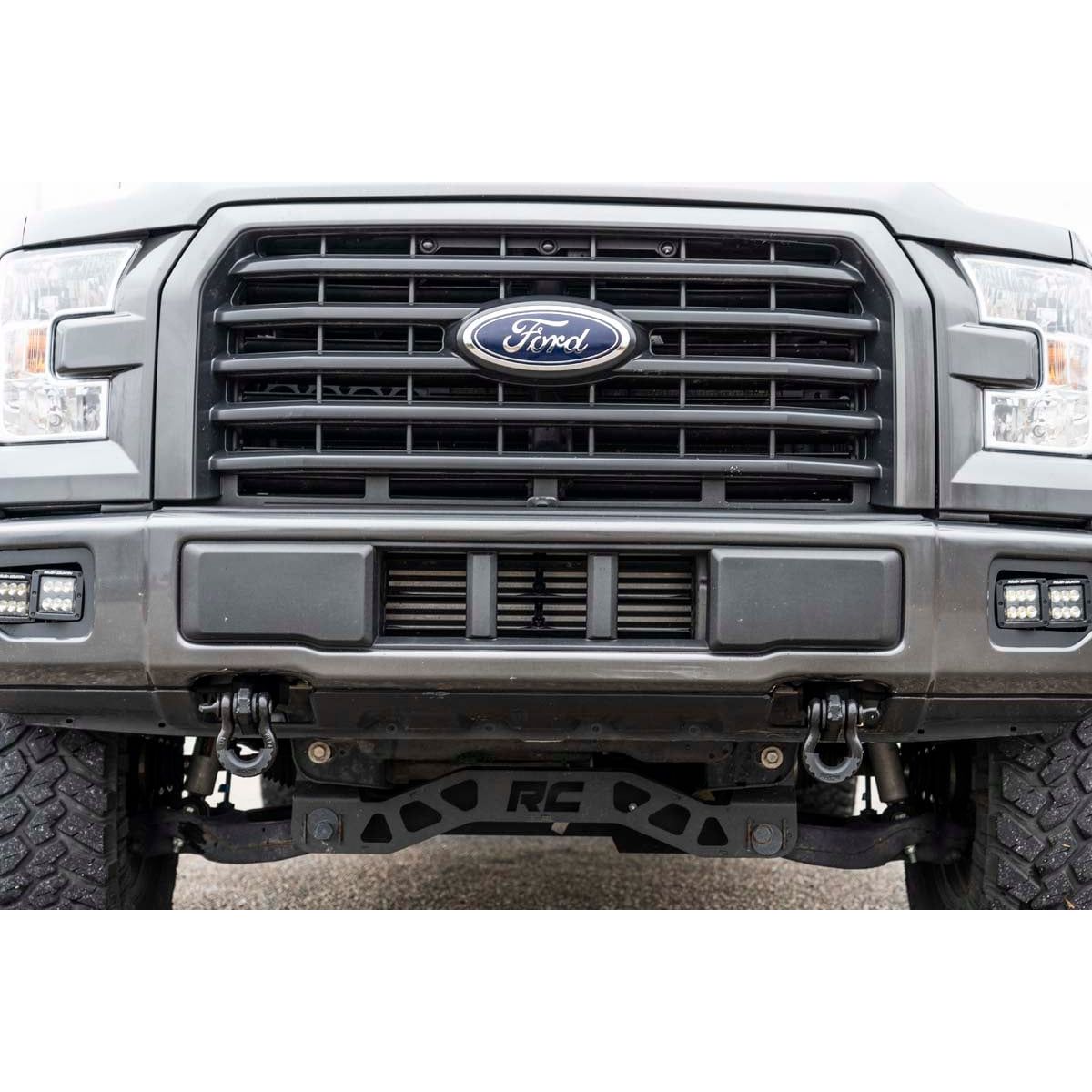 ROUGH COUNTRY Tow Hook Brackets | D-Ring Combo | Ford F-150 2WD/4WD (2009-2025) | RS158
