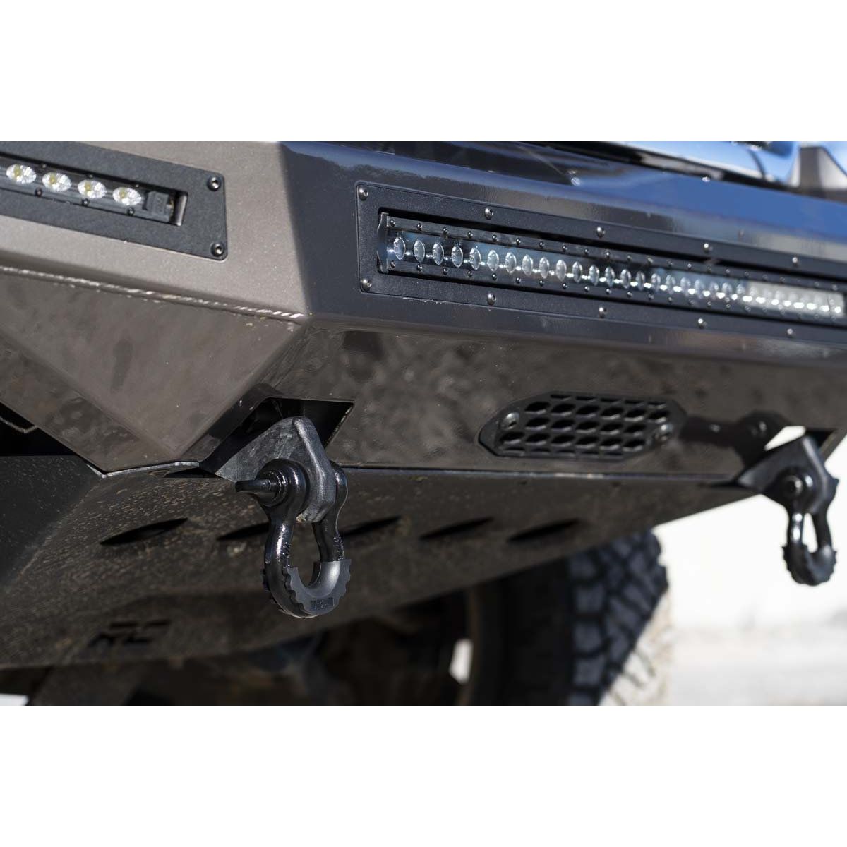ROUGH COUNTRY Tow Hook Brackets | Chevy Silverado & GMC Sierra 1500 2WD/4WD (2007-2013) | RS148
