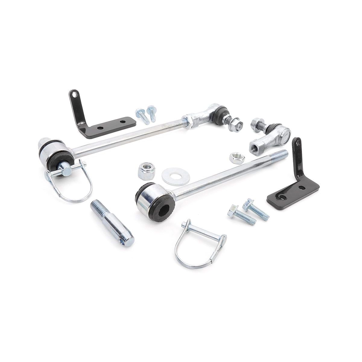 ROUGH COUNTRY Quick Disconnect Sway Links | 2.5 Inch Lift | Jeep Wrangler JK/Wrangler Unlimited (07-18) | 1029