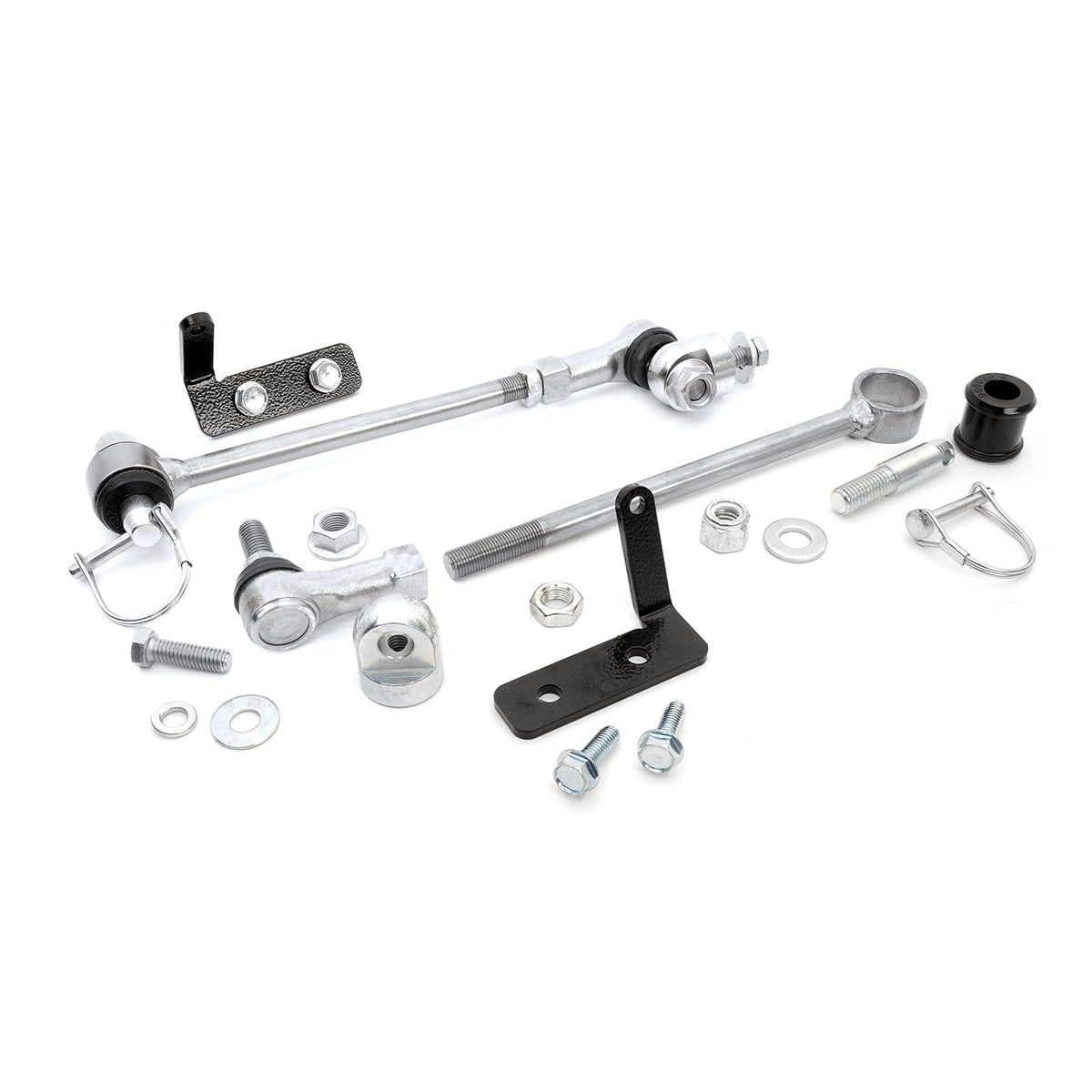 ROUGH COUNTRY Quick Disco Sway Links | 3.5-6.5 Inch Lift | Jeep Cherokee XJ (84-01)/Comanche MJ (86-92) | 1128