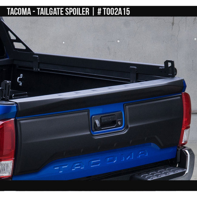AIRDESIGN | Tailgate Spoiler Satin Black | 16–23 Toyota Tacoma | TO02A15