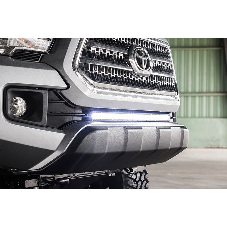 ROUGH COUNTRY 30 Inch Black Series LED Light Bar | Single Row | Cool White DRL | 70730BLDRL