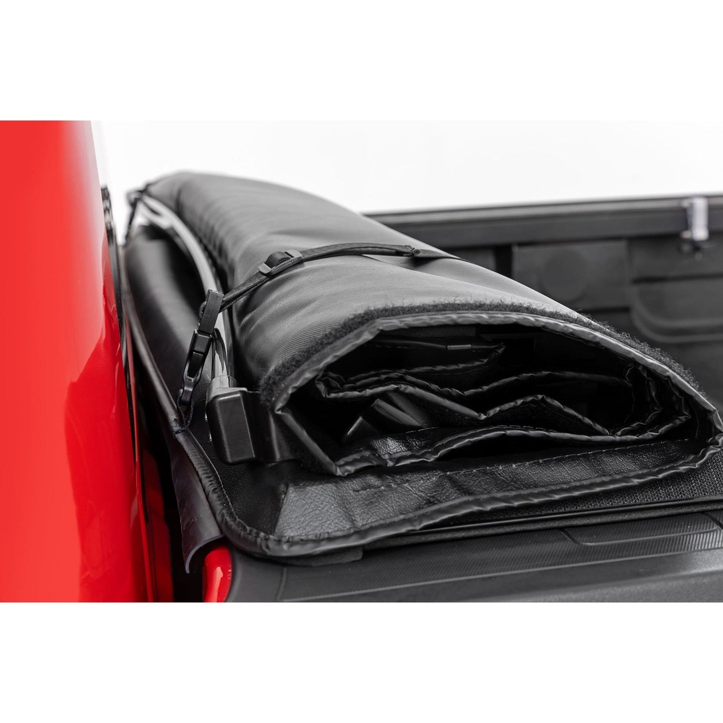 ROUGH COUNTRY Soft Roll Up Bed Cover | 6'7" Bed | Chevy/GMC 1500/2500HD/3500HD (14-19 & Classic) | 42214650