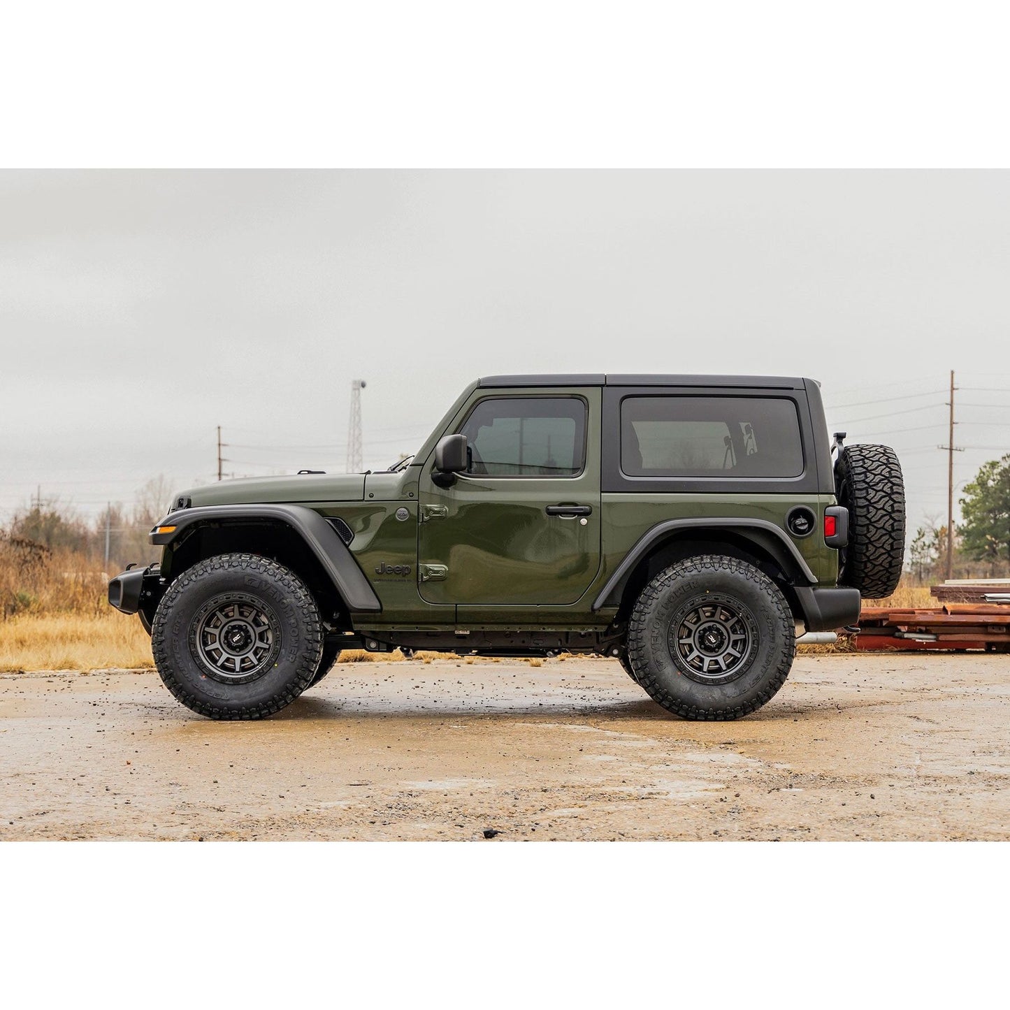 ROUGH COUNTRY | 3.5 Inch Lift Kit C/A Drop Front D/S M1 Jeep Wrangler JL 4WD (24-26) | 94140