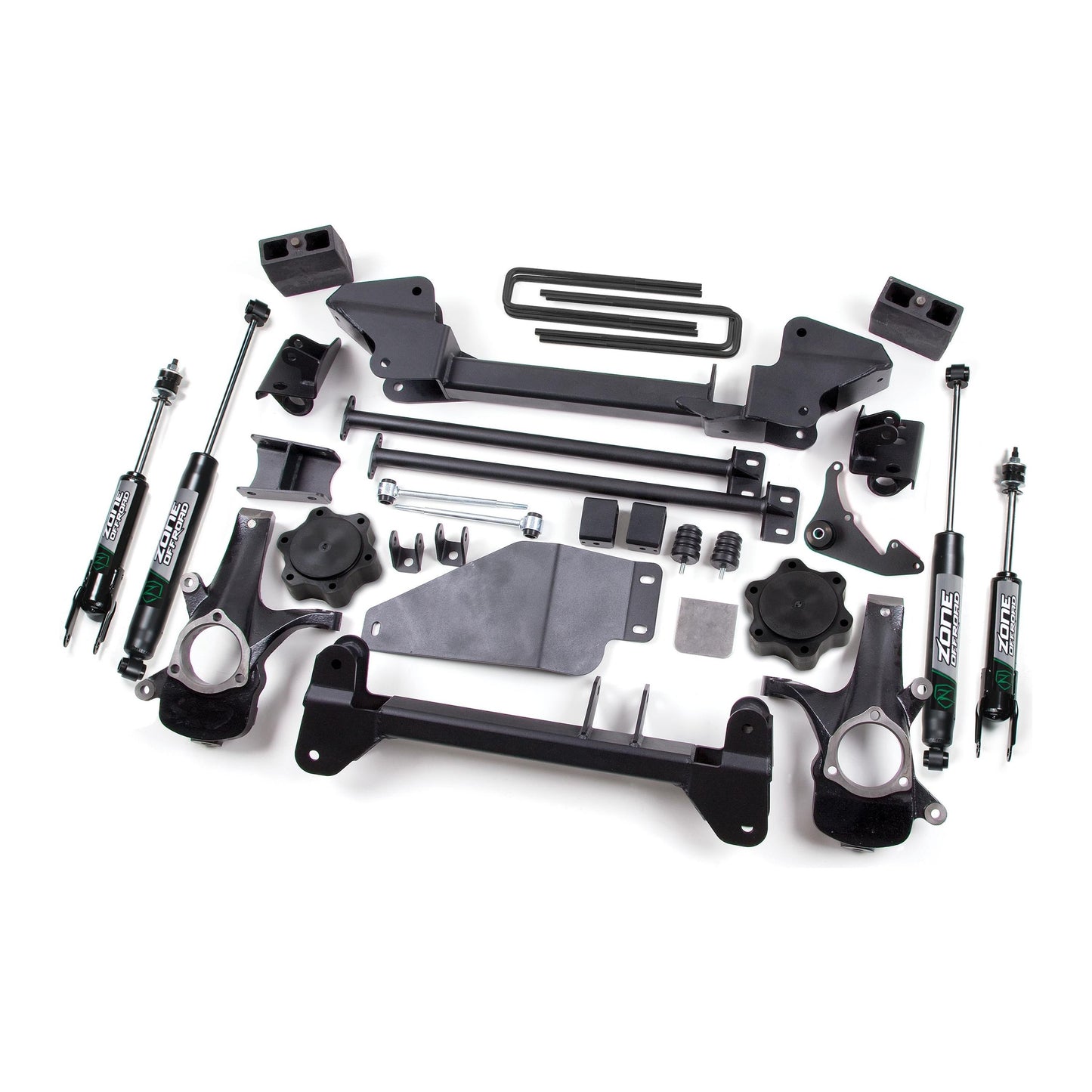ZONE OFFROAD | 99 K1500 00-06 Silverado/Sierra 1500 6 Inch Lift Kit Fox Adventure Shocks Zone Offroad | ZONC3F components set
