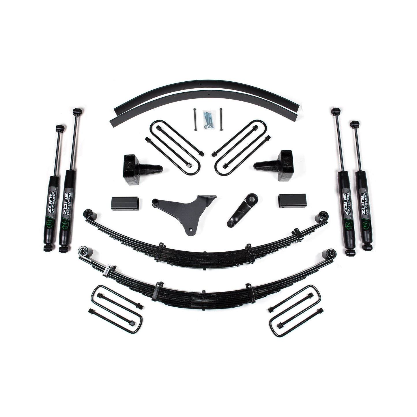 ZONE OFFROAD | 99-04 Ford F-250/F-350 Super Duty 6 Inch Lift Kit Fox Shocks Zone Offroad | ZONF42F suspension system components