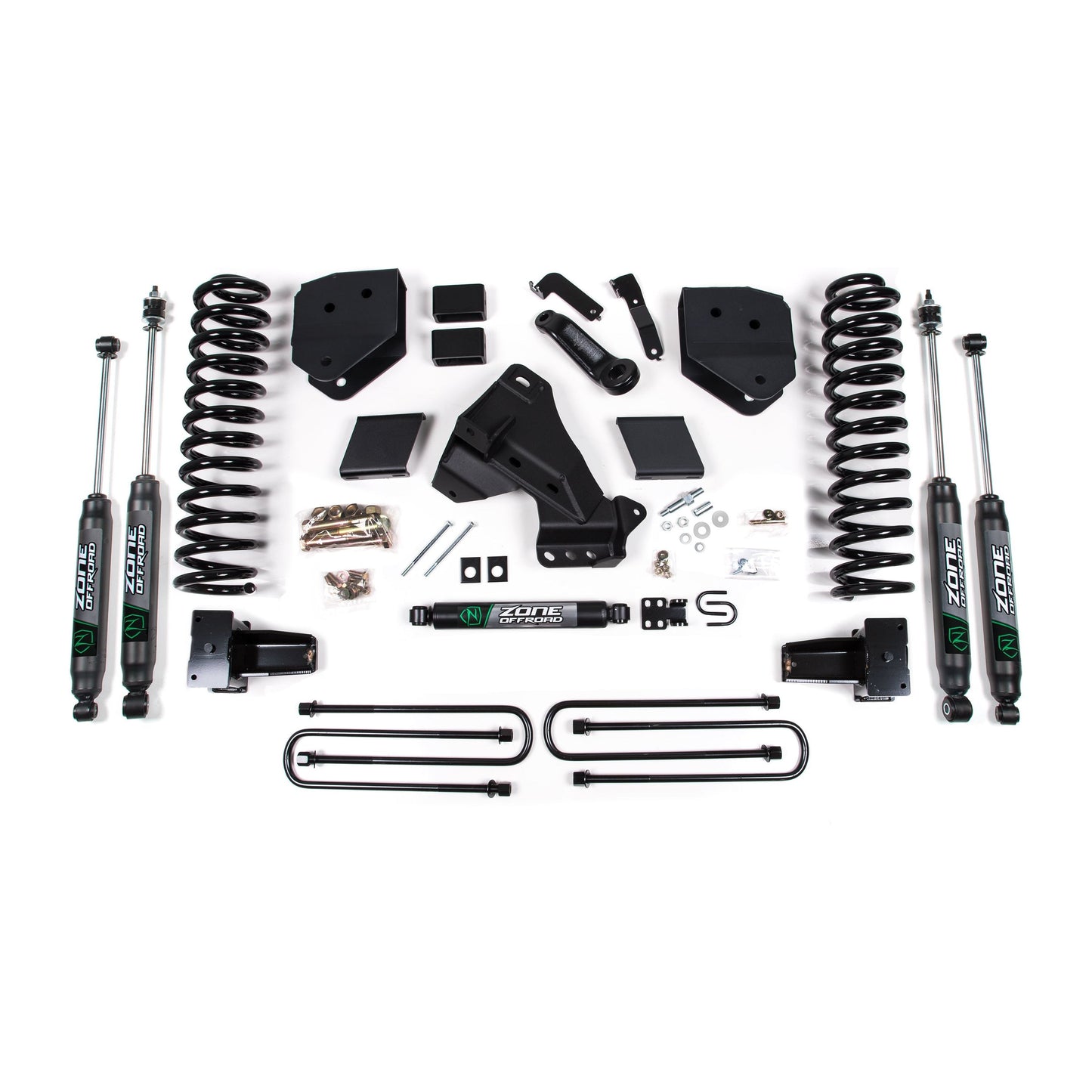 ZONE OFFROAD | 20-22 Ford F-250/F-350 Super Duty 7 Inch Radius Arm Drop Lift Kit With Nitro Shocks Diesel Zone Offroad | ZONF62N