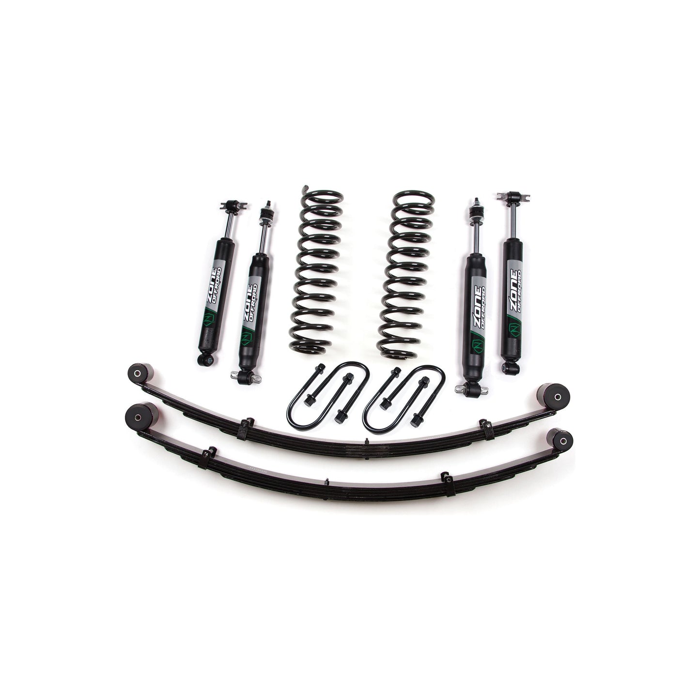 ZONE OFFROAD | 84-01 Jeep Cherokee XJ 3 Inch Lift Kit With Rear Springs Chrysler 8.25 Nitro Shocks Zone Offroad | ZONJ21N