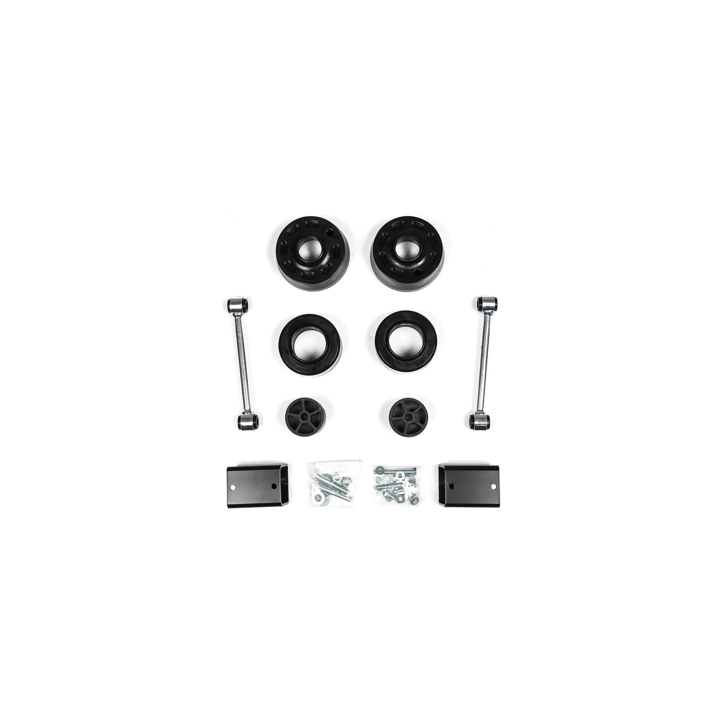 ZONE OFFROAD | 18-24 Jeep Wrangler JL 2 Inch Coil Spring Spacer Lift Kit No Shocks Zone Offroad | ZONJ30 components assembly