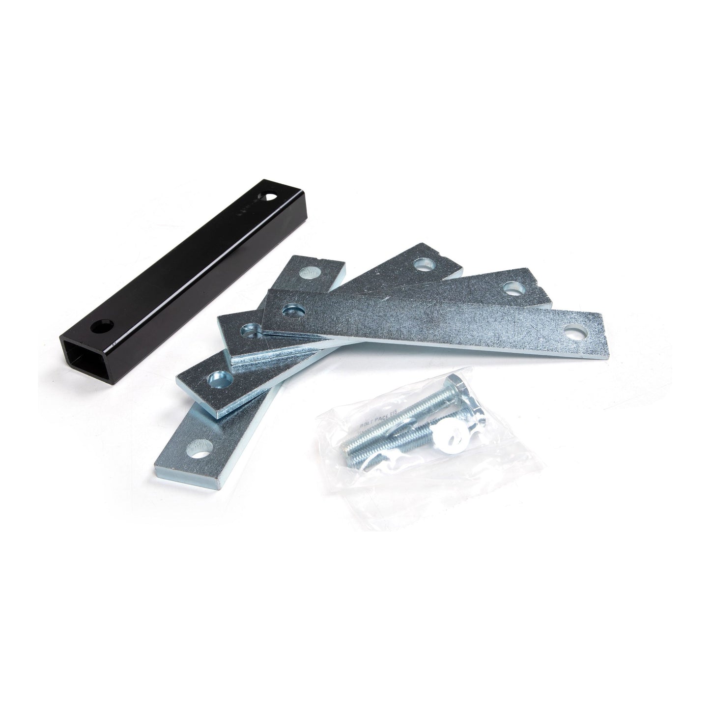 ZONE OFFROAD | Carrier Bearing Drop Kit I ZOND5406 hardware including steel brackets and bolts for installation.