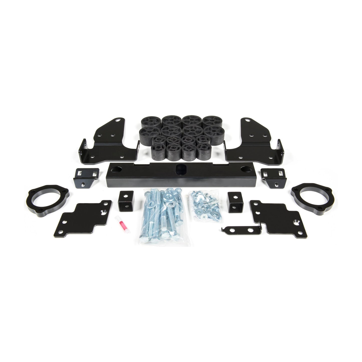 ZONE OFFROAD | 2.75 Inch Combination Lift Kit I ZONC1257 components including strut spacers and body lift parts.