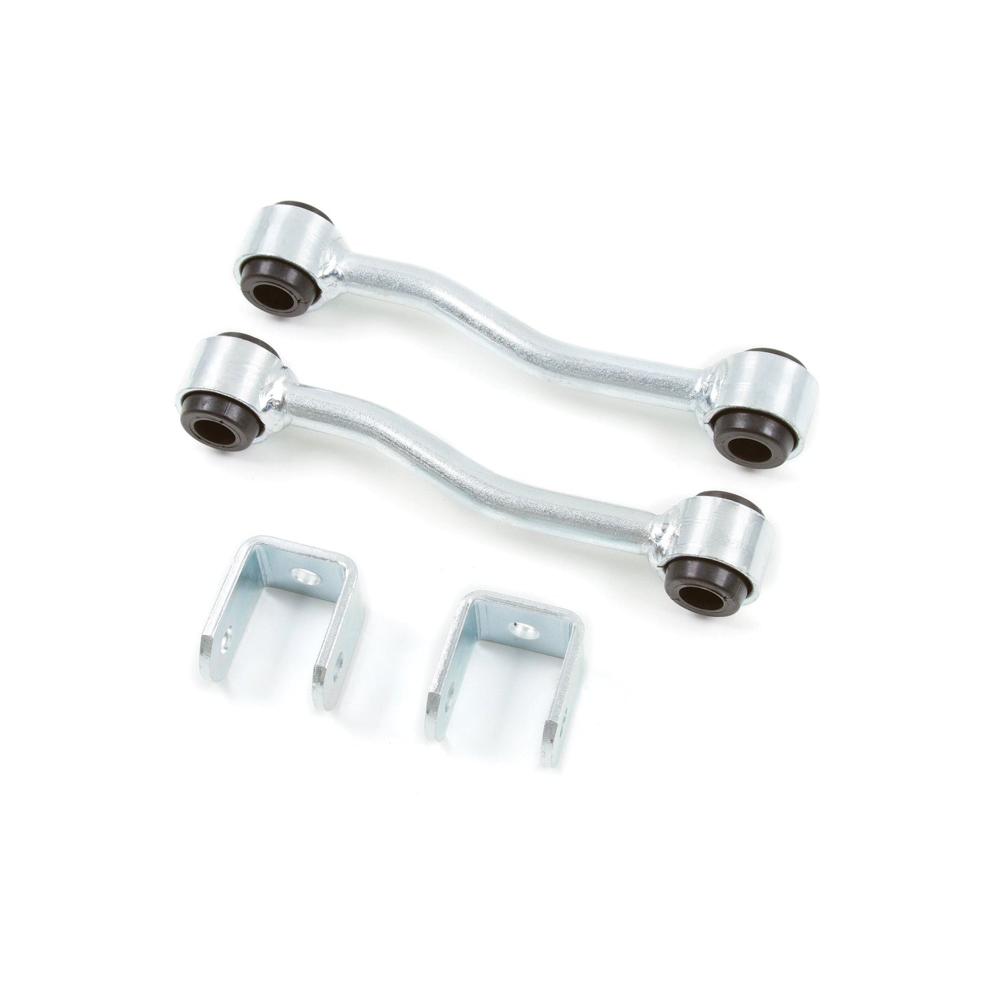 ZONE OFFROAD | Sway Bar Links I ZONJ5300, high strength solid steel sway bar links with black urethane bushings.
