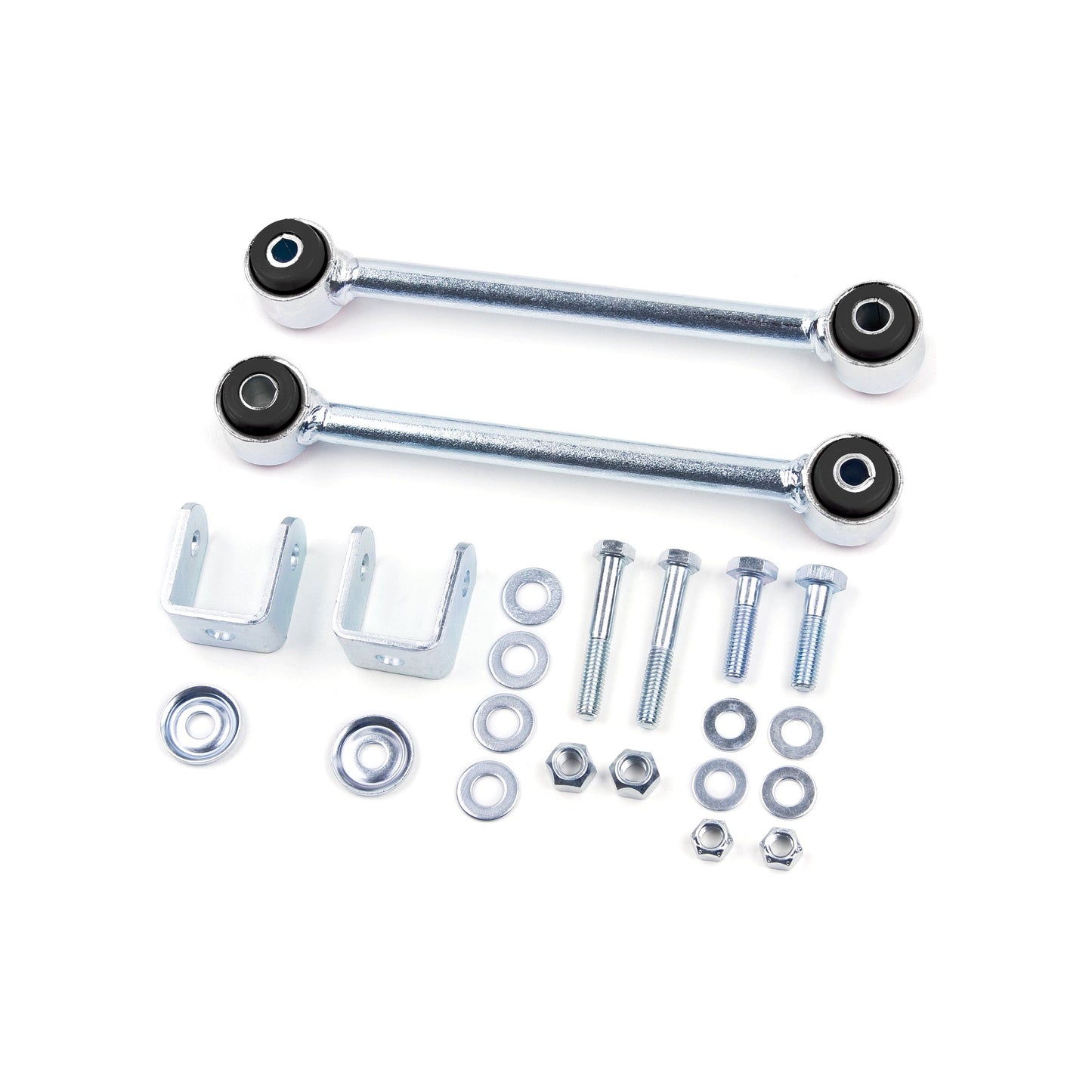 ZONE OFFROAD | Sway Bar Links I ZONJ5452 components, including sway bar links, bushings, and mounting hardware.
