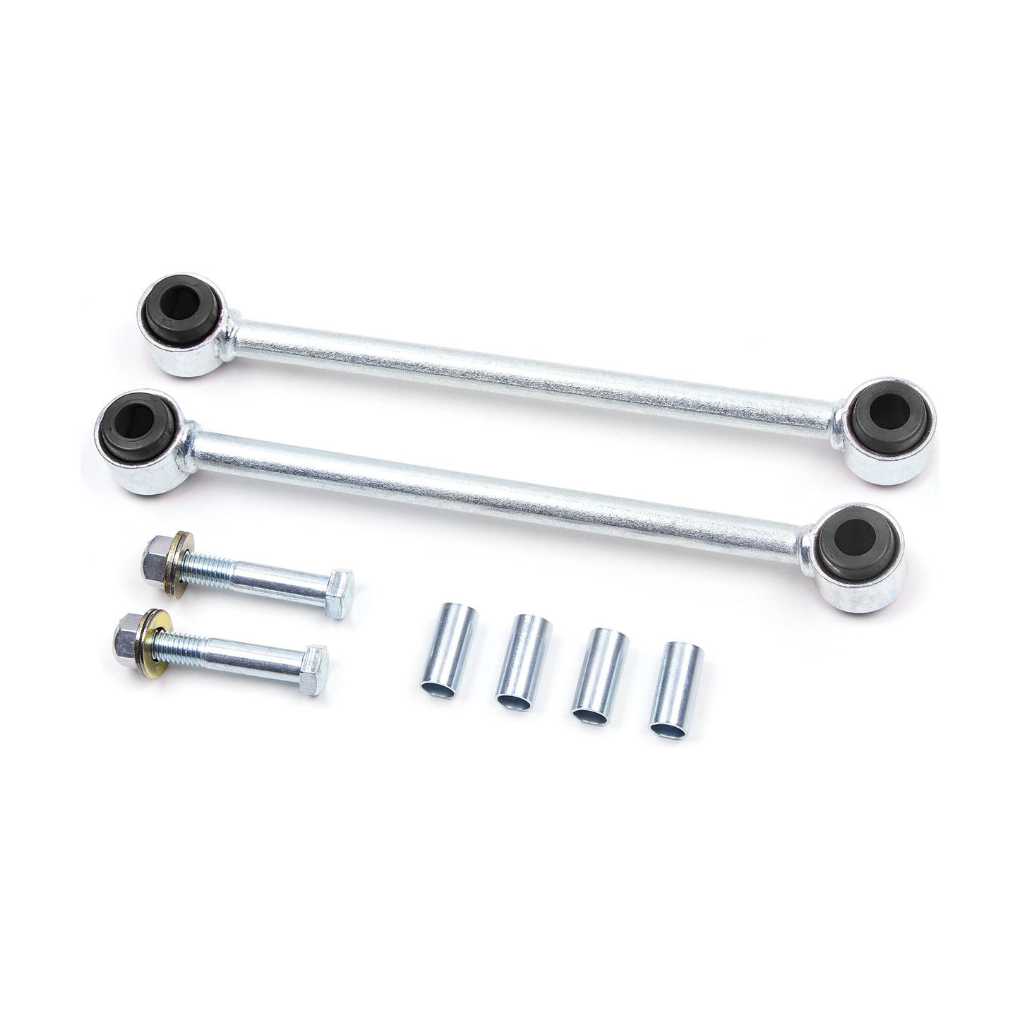 ZONE OFFROAD | Sway Bar Links I ZONJ5500, heavy-duty sway bar links with bushings and hardware for Jeep lift kits.