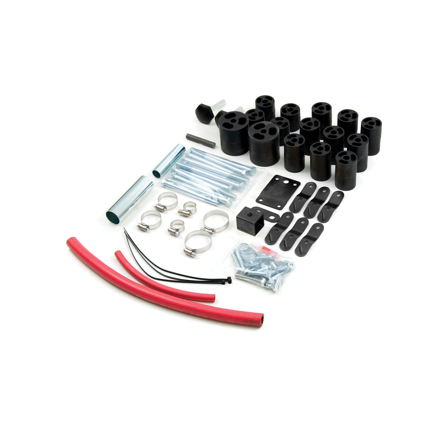 ZONE OFFROAD | 3 Inch Body Lift I ZONJ9300 complete kit with body blocks and mounting hardware.