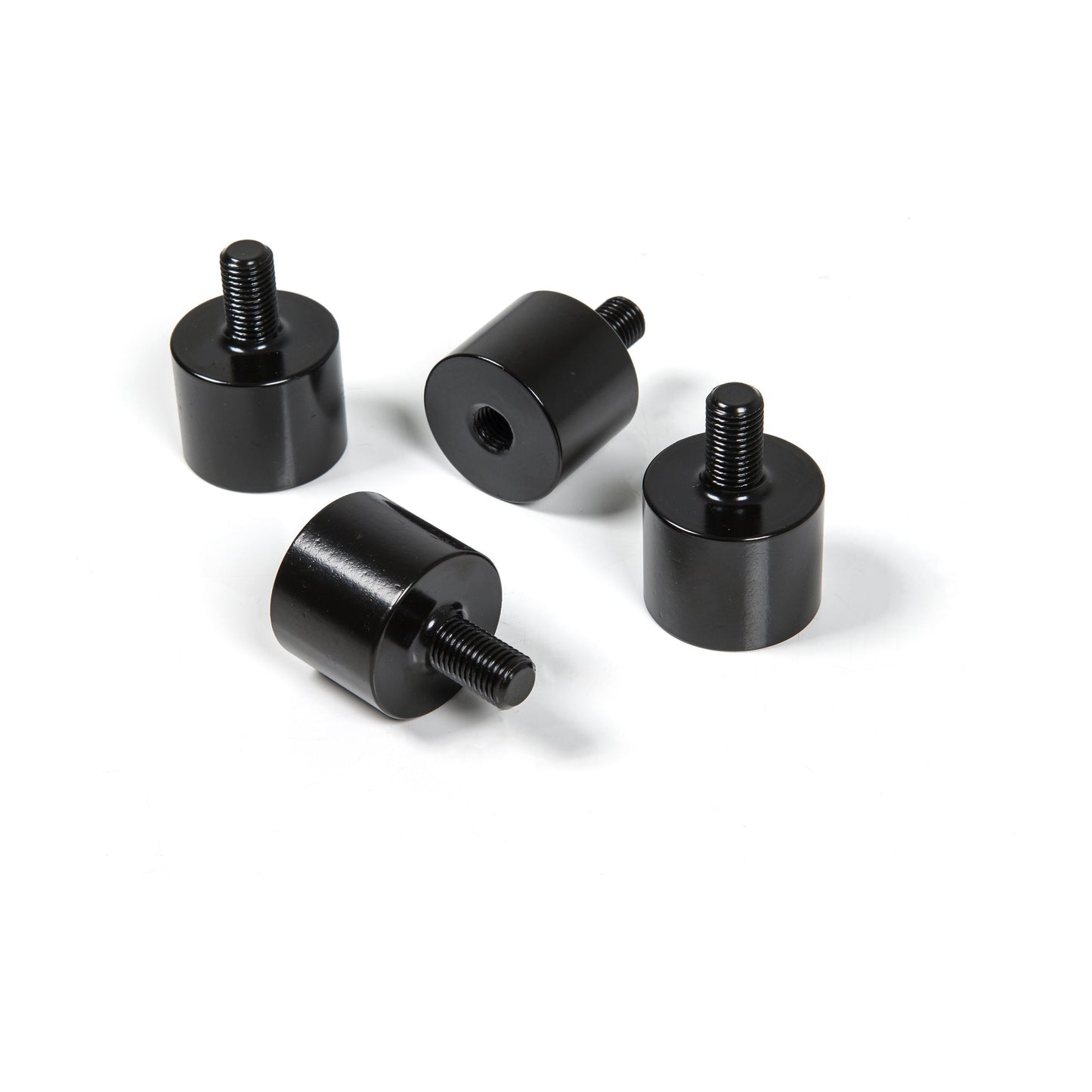 ZONE OFFROAD | Bump Stop Extension Kit I ZONT5301, four black bump stop extensions for improved suspension performance.