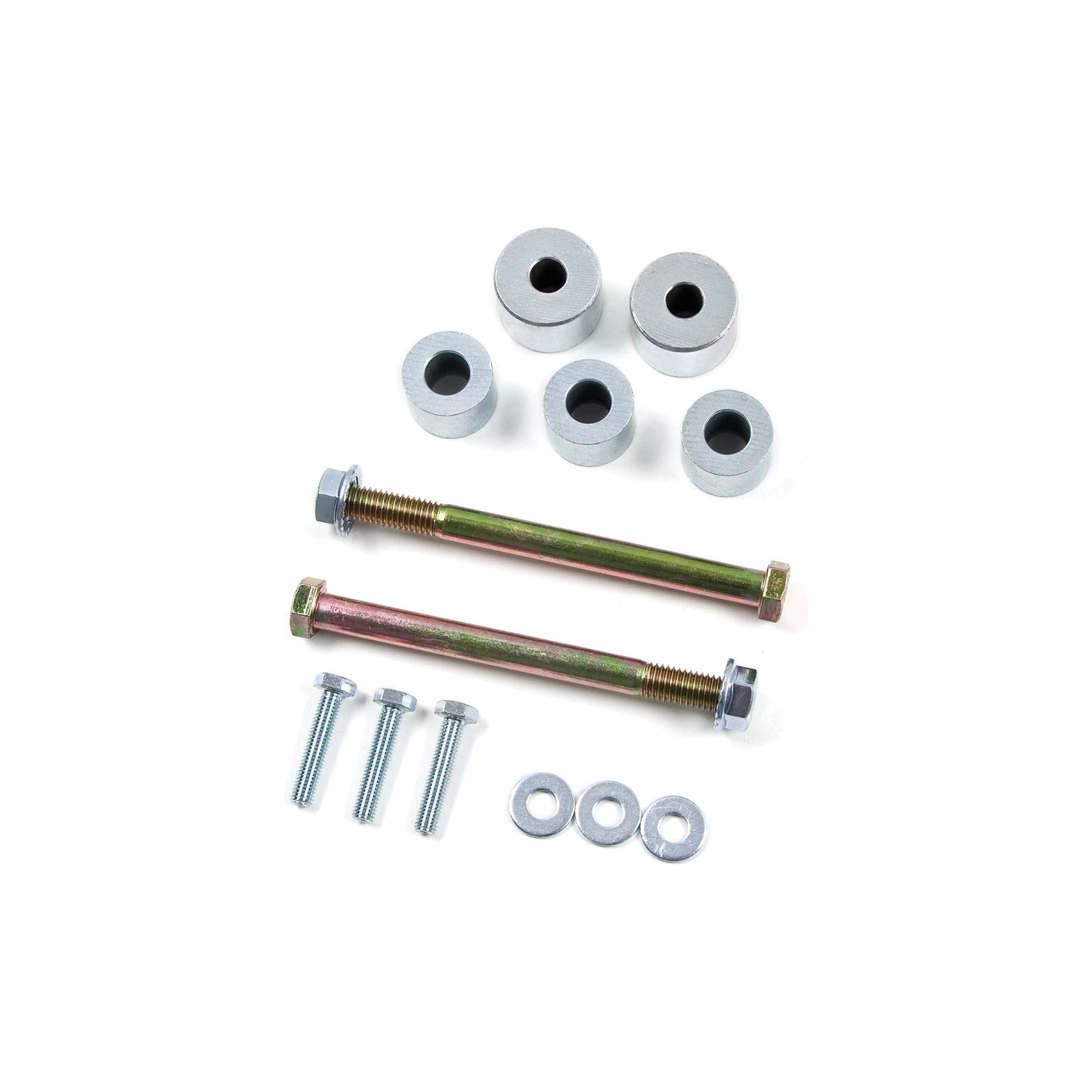 ZONE OFFROAD | Differential Drop Kit I ZONT5306, featuring high-strength bolts and aluminum spacers for enhanced performance.