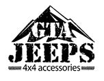 GTA Jeeps logo featuring off road accessories for 4x4 vehicles, representing quality and durability.