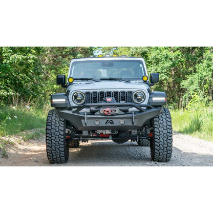 Fab Fours | Lifestyle 3/4th Winch Bumper 2018-25 Jeep JL & JT |  JL24-B5051-1 + JL24-B5052-1
