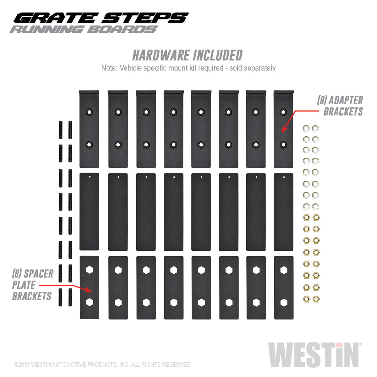 Westin Grate Steps Running Boards Running Boards 86"
