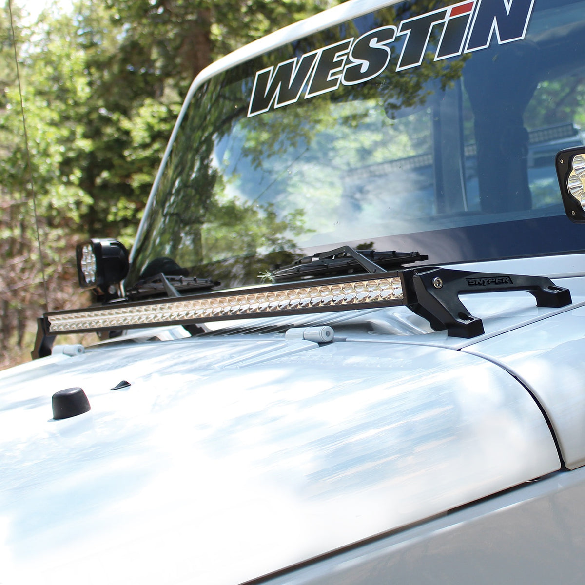 Westin LED Cowl Mount 2007-2018 Jeep Wrangler JK