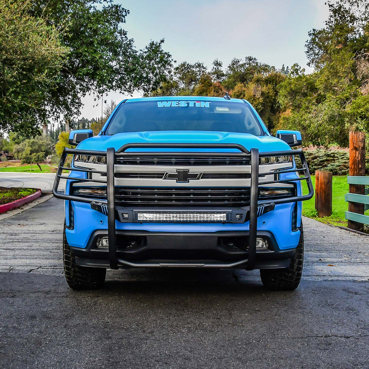 Westin Sportsman X Grille Guard 2019-2021 Chevy Silverado 1500