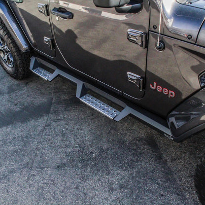 Westin HDX Stainless Drop Nerf Steps 2018-2024 Jeep Wrangler JL 4dr