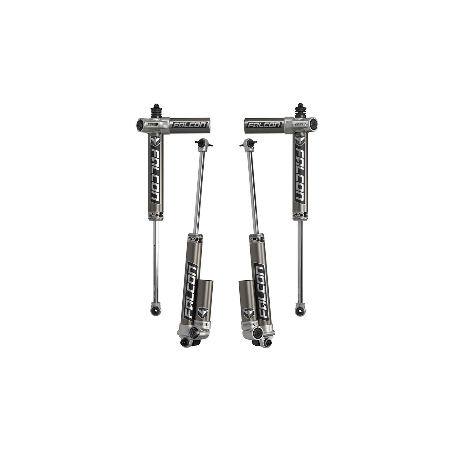 FALCON SHOCKS | 07-18 Jeep Wrangler JK 4 Door SP2 3.1 Piggyback Shock Kit 3-4.5 Inch Lift Falcon Shocks | 03-02-31-400-253