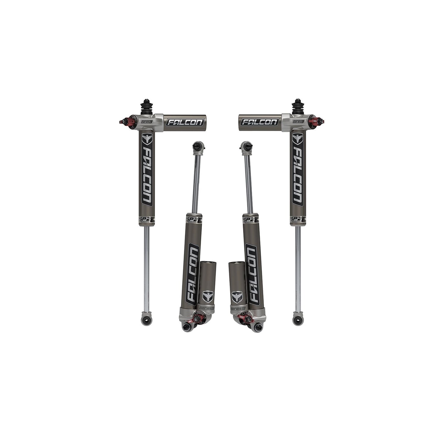 FALCON SHOCKS | 07-18 JEEP WRANGLER JK 4 DOOR SP2 3.3 FAST ADJUST PIGGYBACK SHOCK KIT