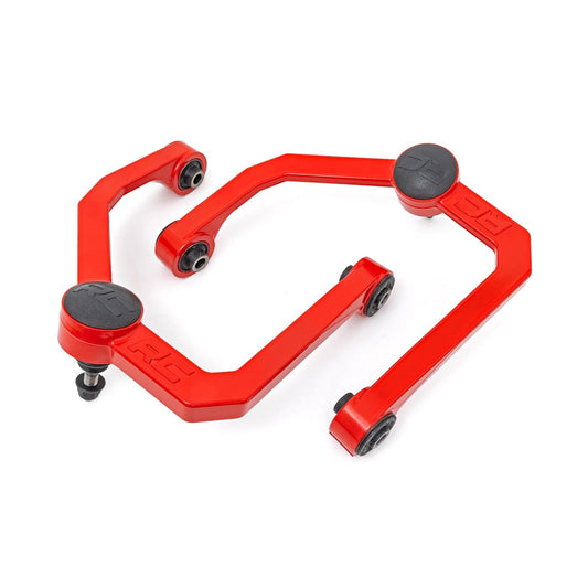 ROUGH COUNTRY Red Forged Upper Control Arms | 2-3 Inch Lift | Nissan Titan 2WD/4WD (04-24) | 83401ARED