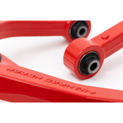 ROUGH COUNTRY Red Forged Upper Control Arms | OE Upgrade | Nissan Titan 2WD/4WD (2004-2024) | 82008RED