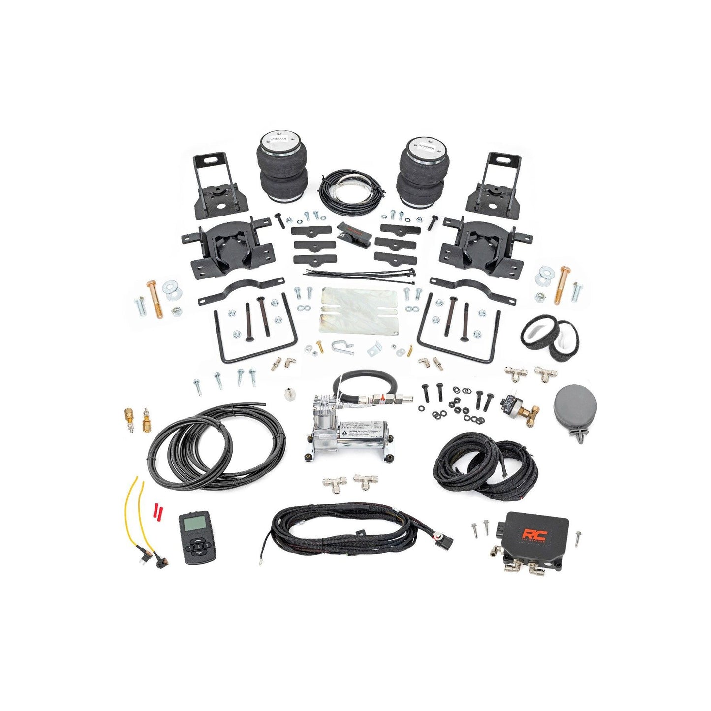 ROUGH COUNTRY Air Spring Kit w/compressor | Wireless Controller | Ford F-250/F-350 Super Duty (05-16) | 10023WC