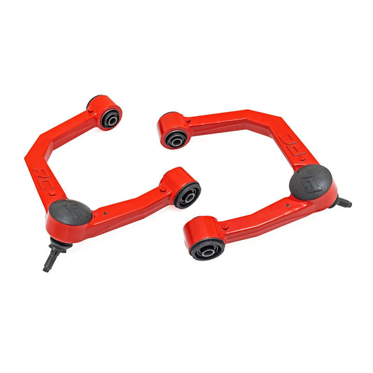 ROUGH COUNTRY Red Forged Upper Control Arms | 3.5" Of Lift | Toyota 4Runner (10-24)/Tacoma (05-23)  | 74201ARED
