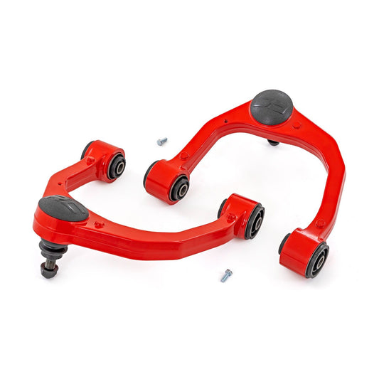 ROUGH COUNTRY Red Forged Upper Control Arms | OE Upgrade | Toyota 4Runner (10-24)/Tacoma (05-23) | 74401RED