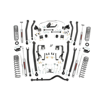 ROUGH COUNTRY 4 Inch Lift Kit | Long Arm | Jeep Wrangler Unlimited 2WD/4WD (2007-2011) | 78530A