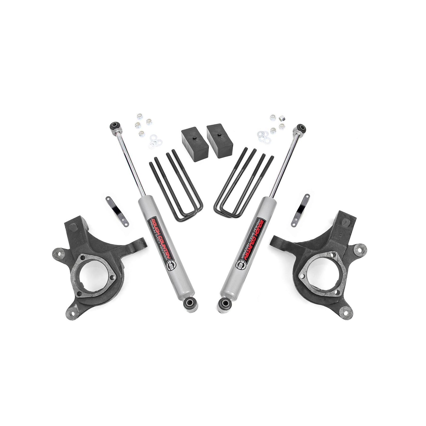 ROUGH COUNTRY | 3 Inch Lift Kit  Lift Knuckle  Chevy/GMC 1500 2WD (07-13) | 10730