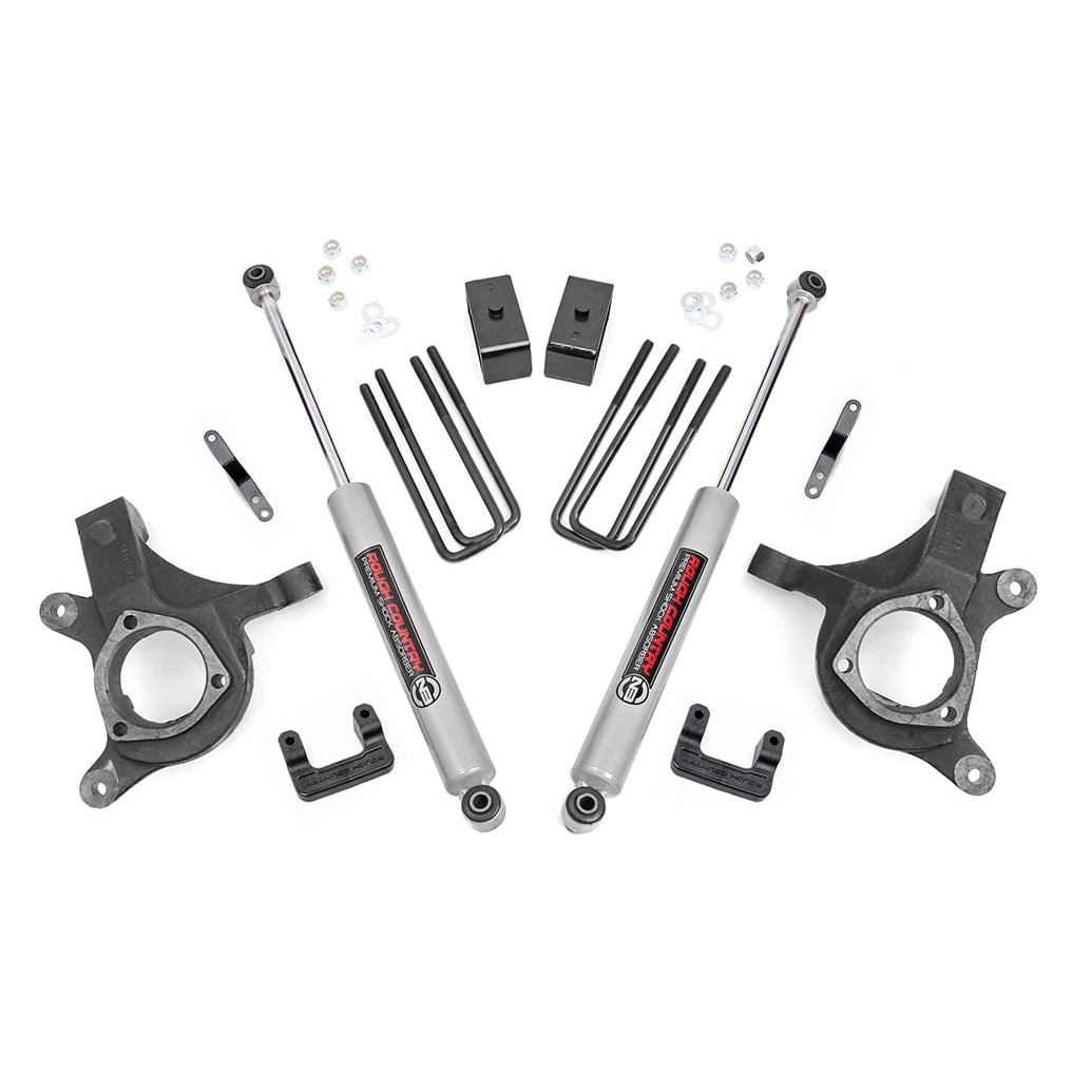 ROUGH COUNTRY 5 Inch Lift Kit | Chevy Silverado & GMC Sierra 1500 2WD (2007-2013) | 10830