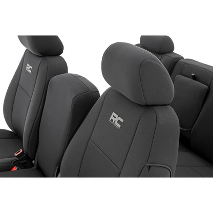 ROUGH COUNTRY Seat Covers | FR 40/40/20 & RR Full Bench | Chevy/GMC 1500/2500HD (07-13) | 91033