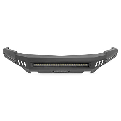 ROUGH COUNTRY Front High Clearance Bumper | BLK LEDs | Chevy Silverado 1500 2WD/4WD (07-13) | 10911