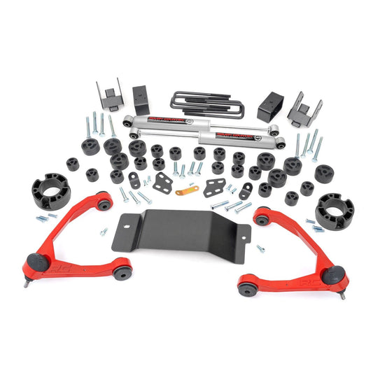 ROUGH COUNTRY 4.75 Inch Lift Kit | Combo | Chevy/GMC 1500 4WD (07-13) | 257.20RED
