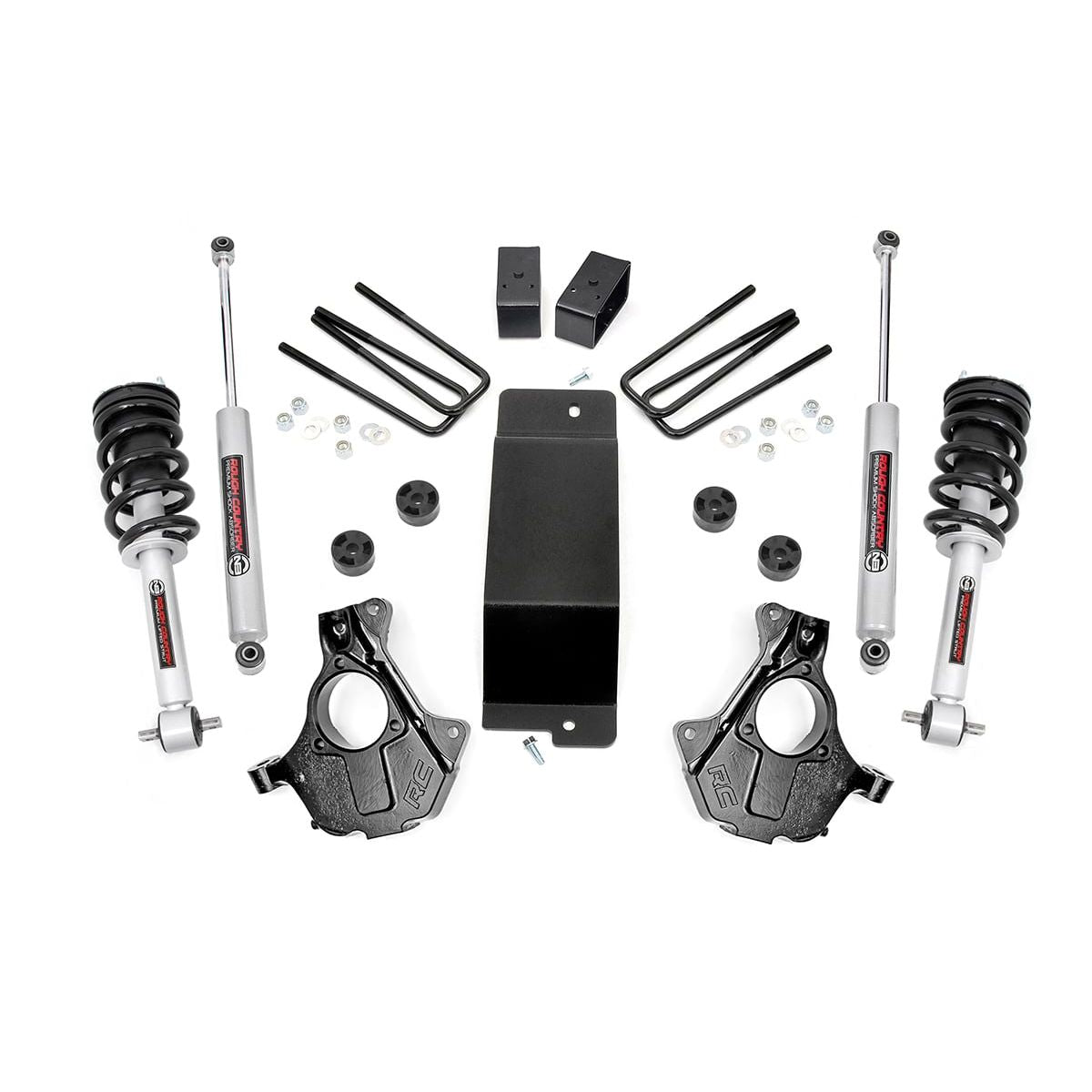 ROUGH COUNTRY 3.5 Inch Lift Kit | Cast Steel LCA | FR N3 | Chevy/GMC 1500 (14-18 & Classic) | 12432
