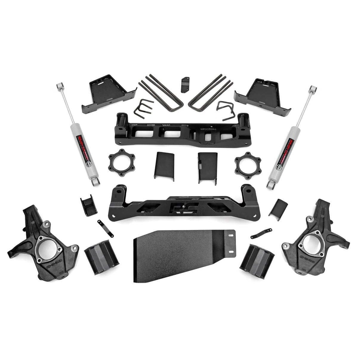 ROUGH COUNTRY 6 Inch Lift Kit | Chevy Silverado & GMC Sierra 1500 4WD (2007-2013) | 23630