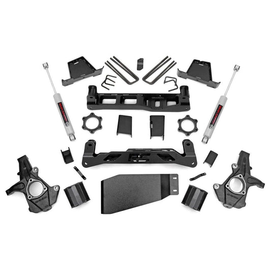 ROUGH COUNTRY 6 Inch Lift Kit | Chevy Silverado & GMC Sierra 1500 4WD (2007-2013) | 23630