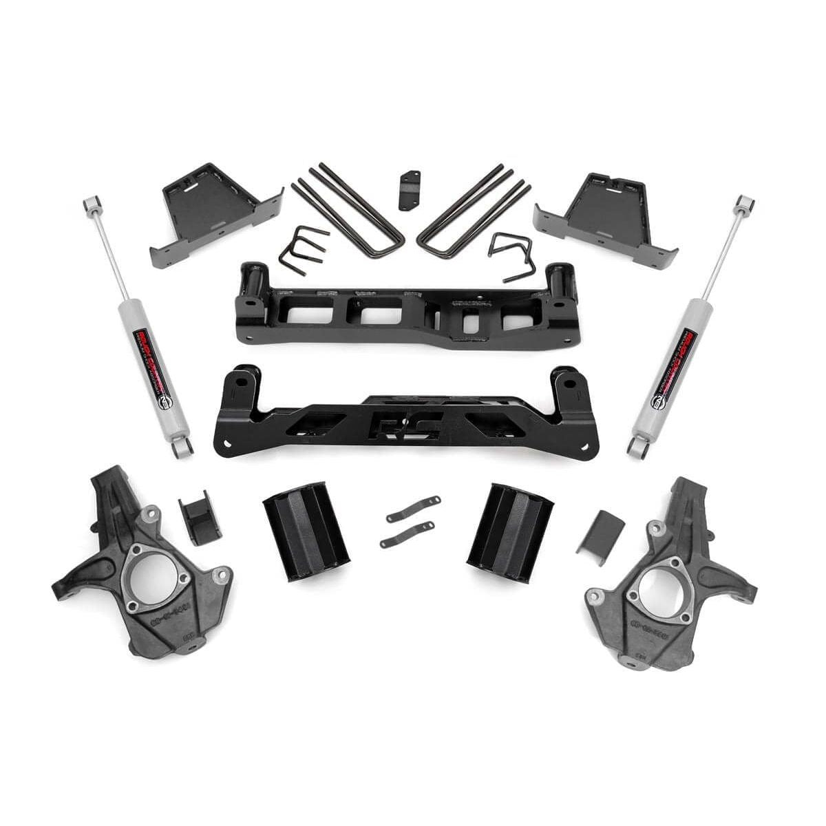 ROUGH COUNTRY 7.5 Inch Lift Kit | Chevy Silverado & GMC Sierra 1500 2WD (2007-2013) | 26330