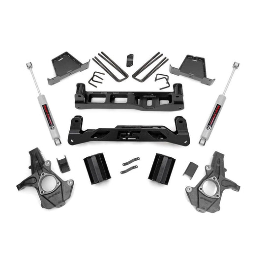 ROUGH COUNTRY 7.5 Inch Lift Kit | Chevy Silverado & GMC Sierra 1500 2WD (2007-2013) | 26330