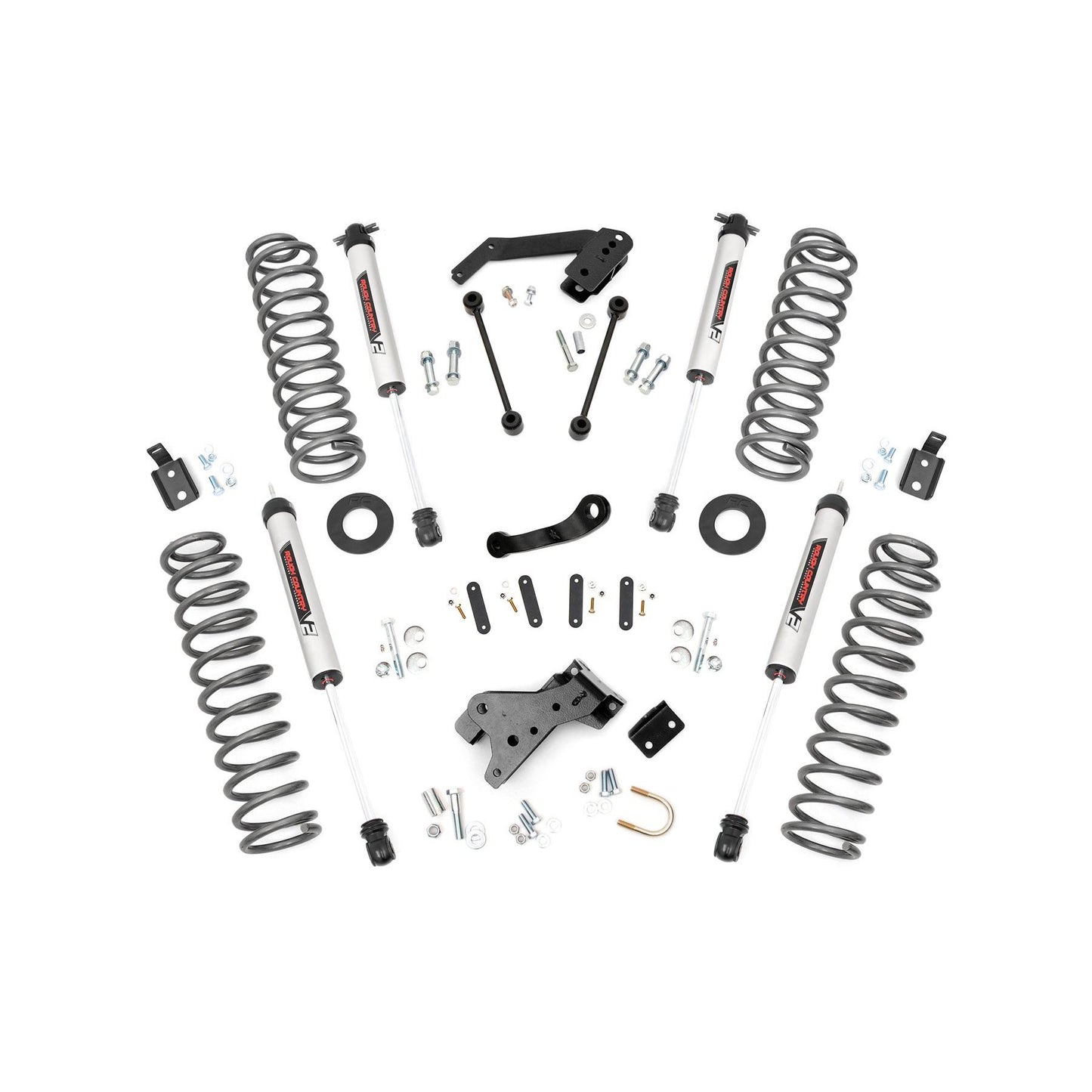 ROUGH COUNTRY 4 Inch Lift Kit | V2 | Jeep Wrangler JK 4WD (2007-2018) | 68270